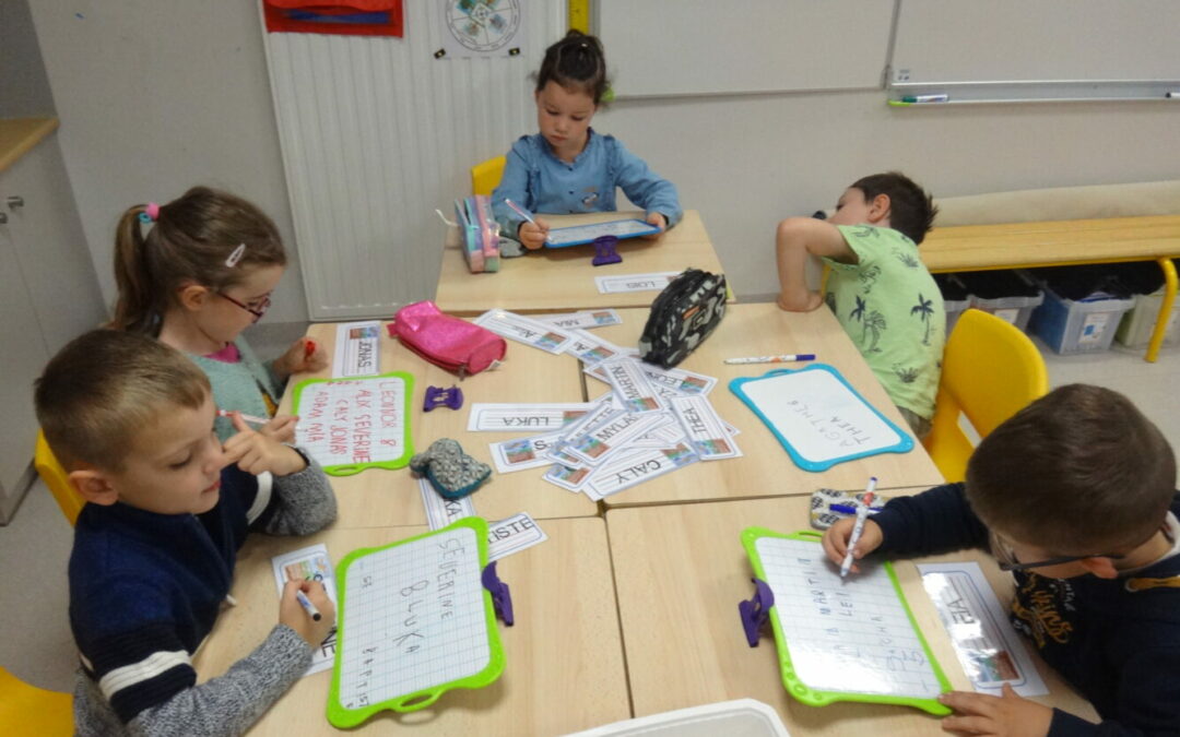 GS : Atelier compter les lettres